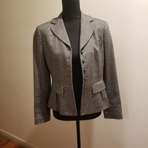 Ann Taylor grey/brown blazer size 4